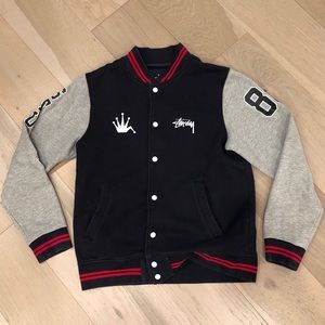 Vintage 90s study bomber jacket hip hop